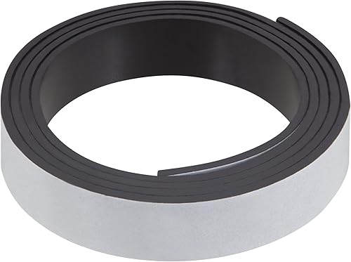 Miniatura 5 de Performance Tool W12523 - Tira magnética de 1 x 30 pulgadas con fuerte autoadhesivo, rollo magnético ideal para manualidades y proyectos de
