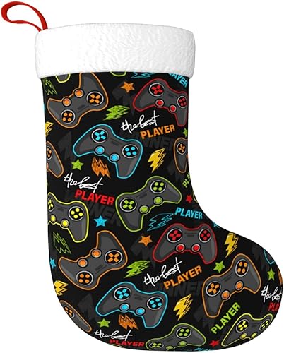 Miniatura 20 de Calcetín de Navidad de camuflaje grande, decoración de fiesta de Navidad, para colgar en la chimenea