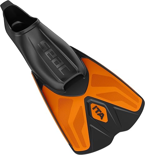 Miniatura 11 de SEAC ITA, ligeras y potentes aletas cortas de natación y snorkel para adultos y niños Negro