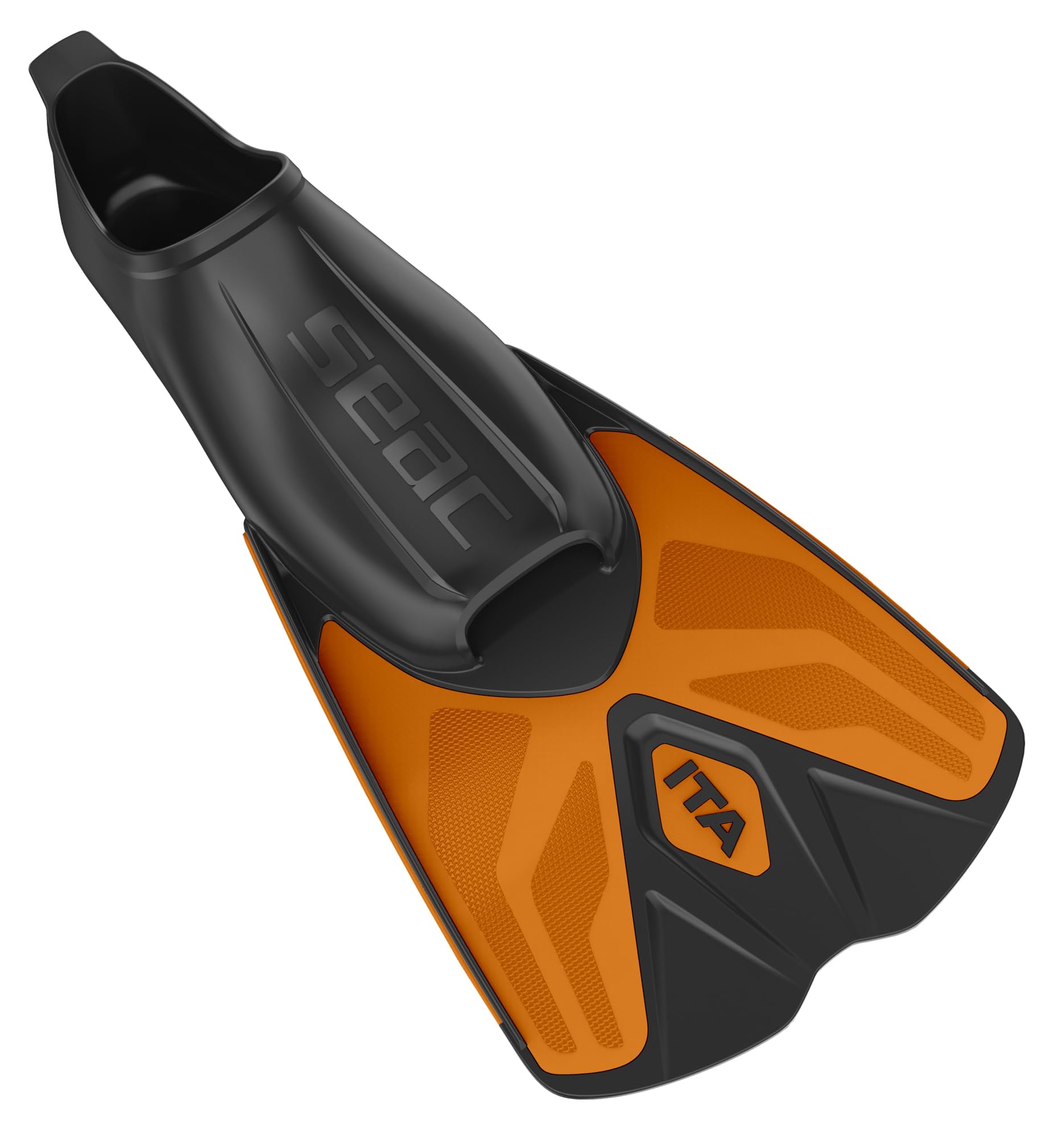 SEAC ITA, Light and Powerful Short Swimming and Snorkeling Fins for both Adults and Children