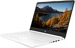 HP Ordinateur portable portable, étudiant et affaires, 14" HD Affichage, Intel Quad-Core N4120, 8GB DDR4 RAM, 64GB eMMC, 1 Année Bureau 365, Webcam, SD Lecteur de cartes, HDMI, Wi-Fi, Windows 11 Chez moi, White, KKE Mousepad