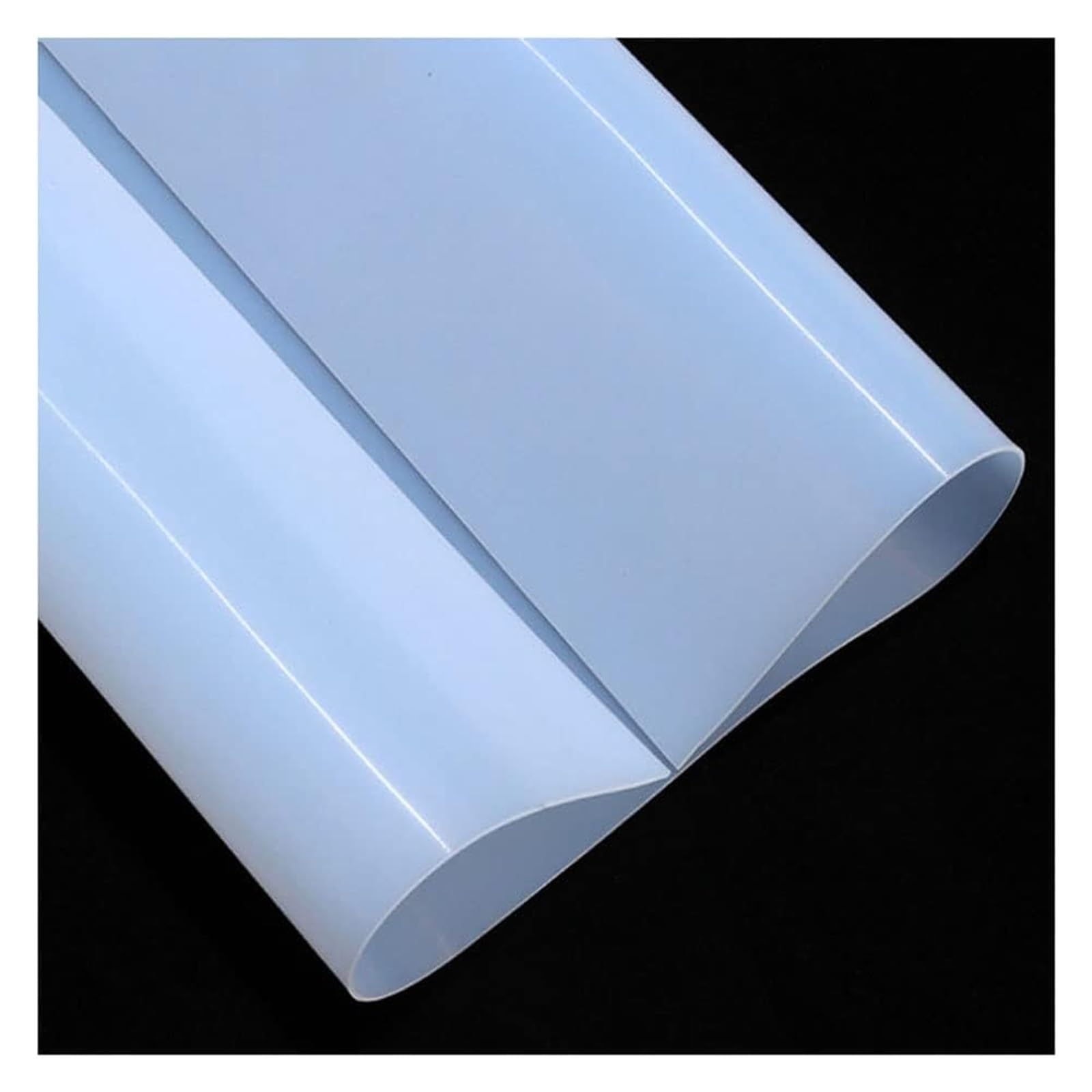 strapazierfähige Unterlage, Silikon, 1 Stück, 500 x mm, Silikonkautschukplatte, 2, 3, 4 Dicke, hitzebeständige Platte, durchscheinende Matte(500X500X4mm)