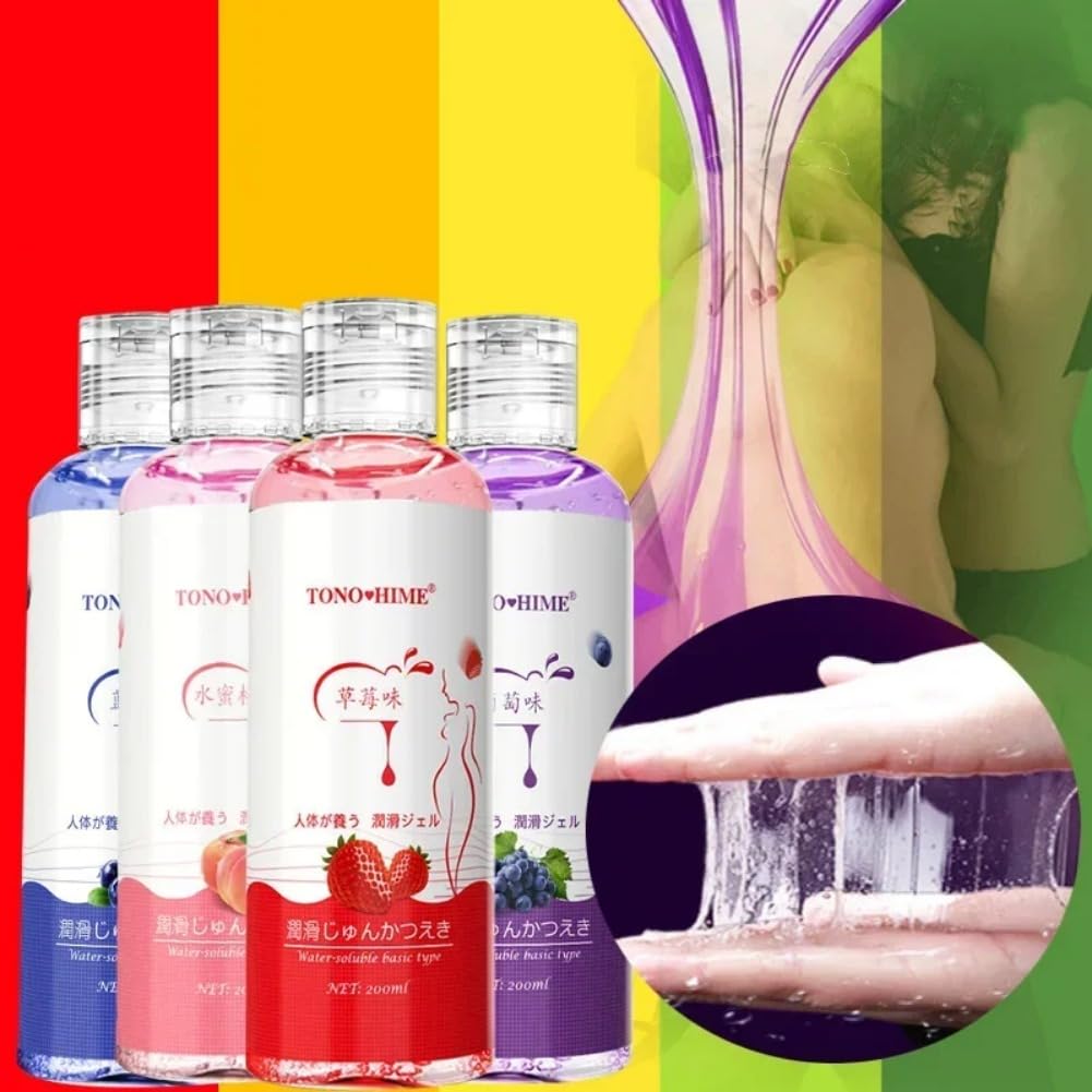 4PCS Lubricant Sex Lube Love Gel Water Base Cream Body Massage Oil