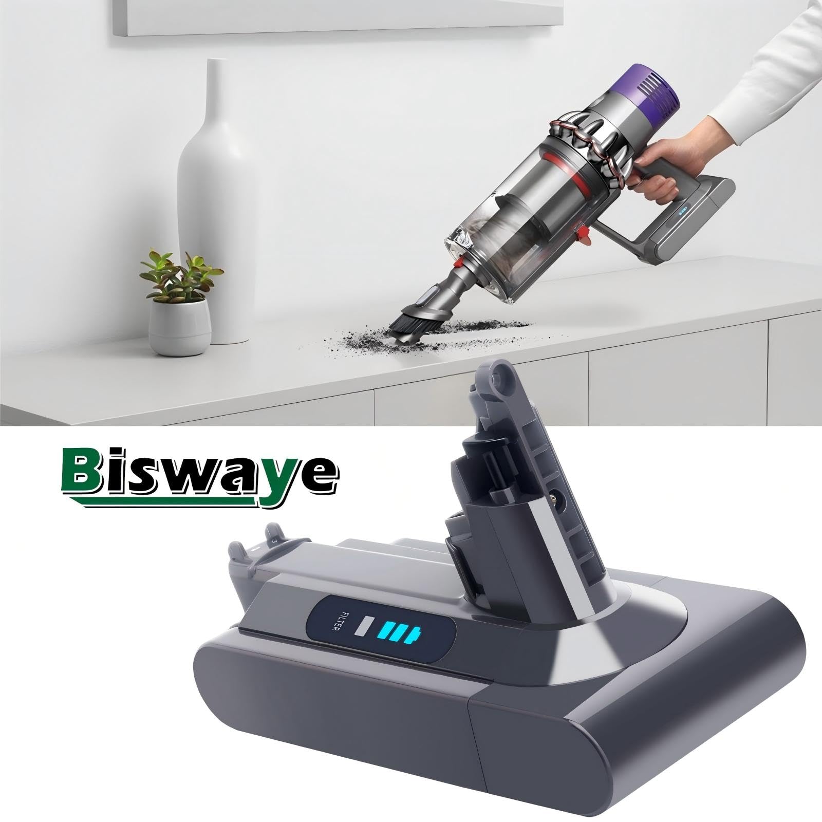 Amazon.com: Biswaye Compatible with Dyson Cyclone V10 SV12 Animal