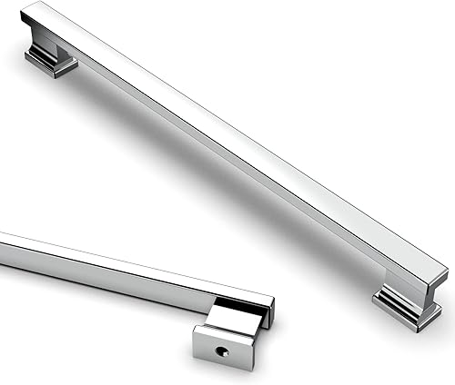 Miniatura 7 de Asidrama Paquete de 6 manijas de gabinete de cocina color negro mate de 5 pulgadas (5.039 in), tiradores de gabinete, accesorios de gabinete de