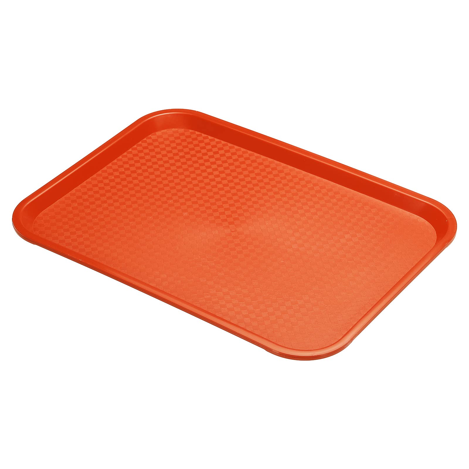Plateau repas rapide PATIKIL orange 16x12 pouces plastique réutilisable