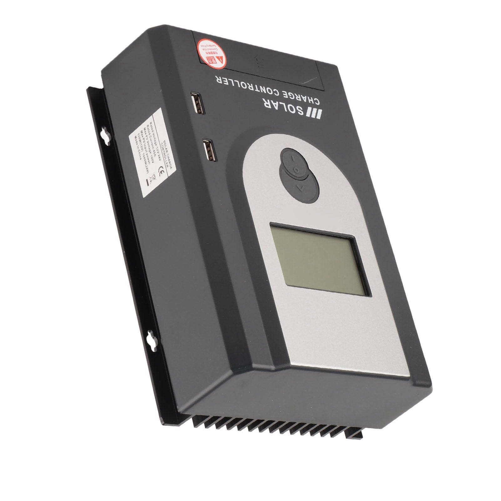 Controlador de carga solar MPPT de 40 A con protección y detección de temperatura para el hogar, generación de energía, yate, barco