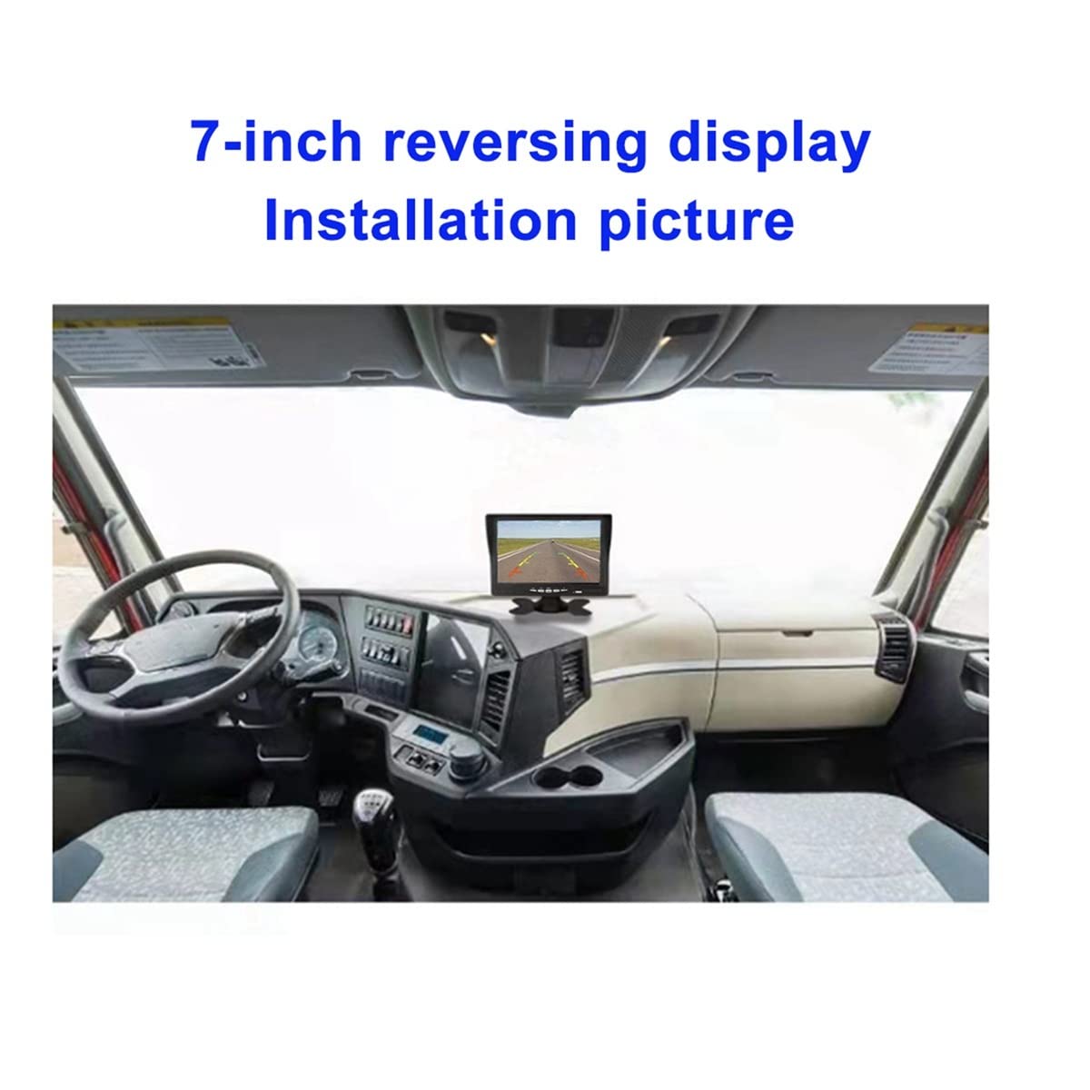 Monitor LCD HD da 12 V-24 V 7 TFT per auto CCTV