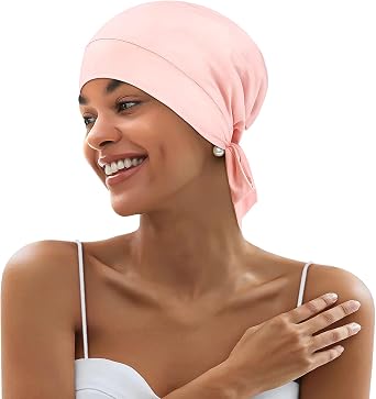 Bonnet for Sleeping, Double - Layered Hair Bonnet Soft Satin Hair Wrap High Elasticity Headwear for Hair Care Unisex