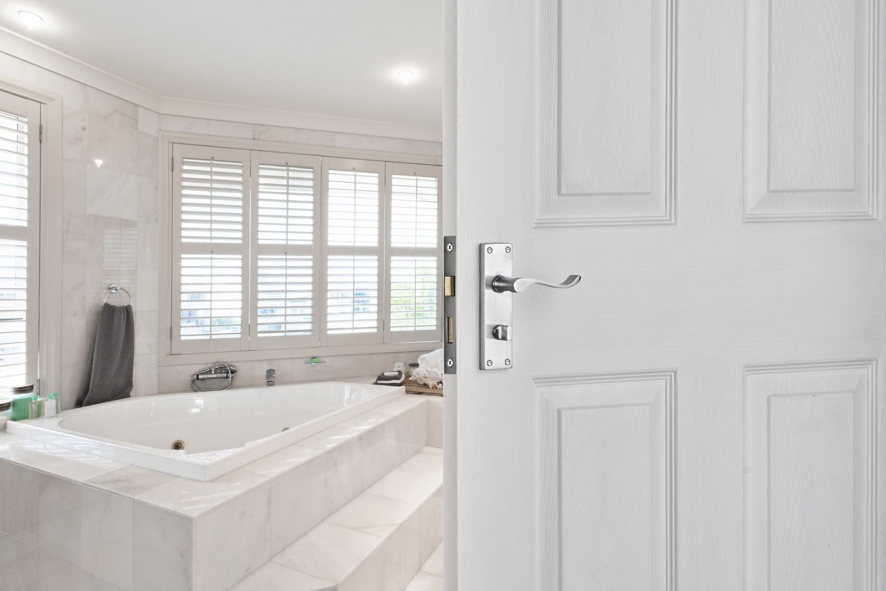 Maniglia Pomolo E Anello In Ottone Cromato - Serrature, Porte, Maniglie - Foto 4