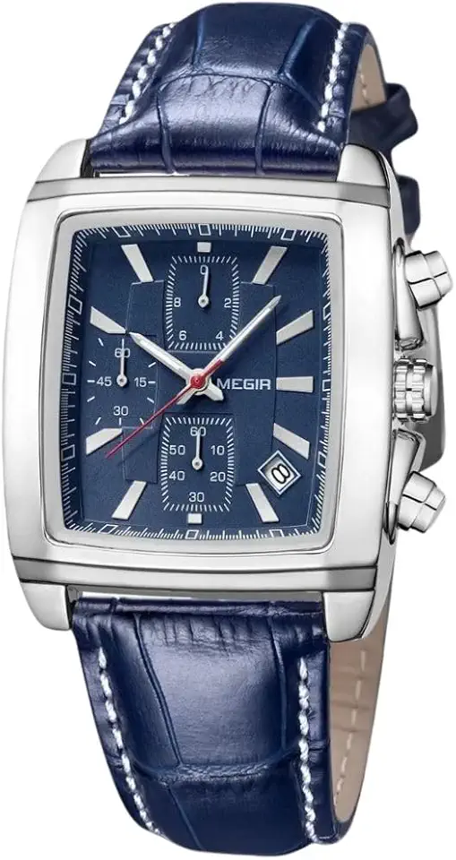 Relógio Masculino "Imperium" com Cronógrafo e Calendário, Ponteiros Fluorescentes, Design Clássico e Moderno, Resistente à Água 3m – Acompanha Caixa Premium