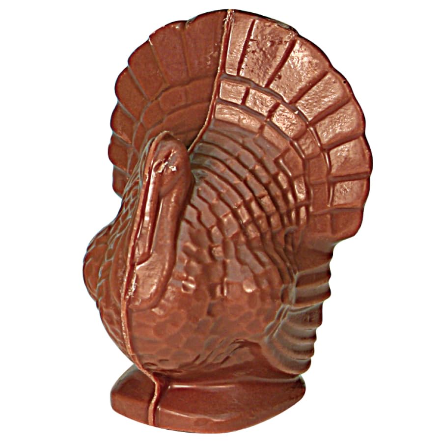 Varda Belgian Milk Chocolate Small Turkey, 3" Height, 25 Pieces, Kosher Certified, Gourmet Chocolate for Festive Occasions