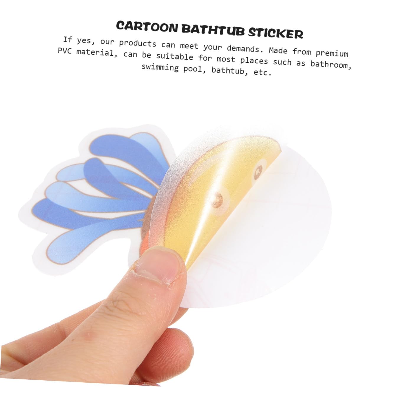 PRETYZOOM 50 Uds Pegatinas Antideslizantes De Dibujos Animados para El Suelo De La Bañera Pegatinas Antideslizantes para El Suelo De La Ducha Pegatinas Antideslizantes para La Bañera