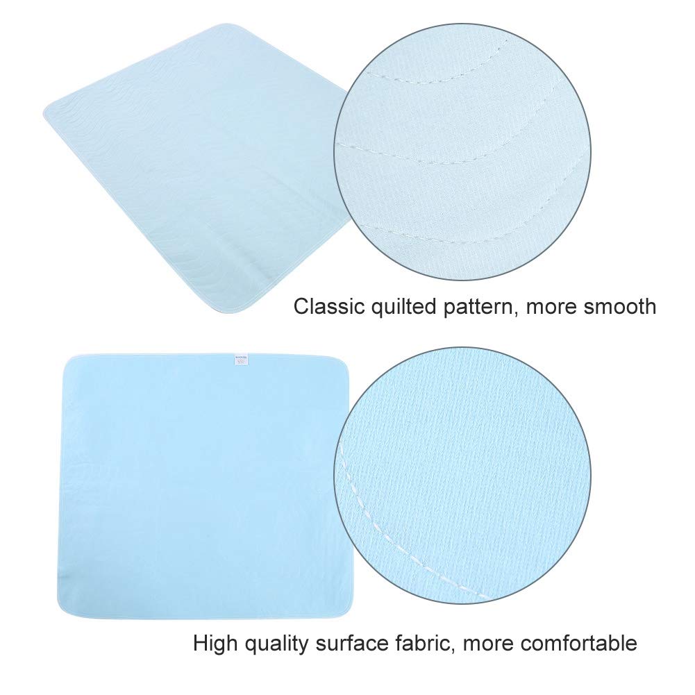 Bed Pads Washable, 2Pcs Reusable Underpad Incontinence Bed Pads Bed Pads Washable Washable Kids Adult Incontinent Pad