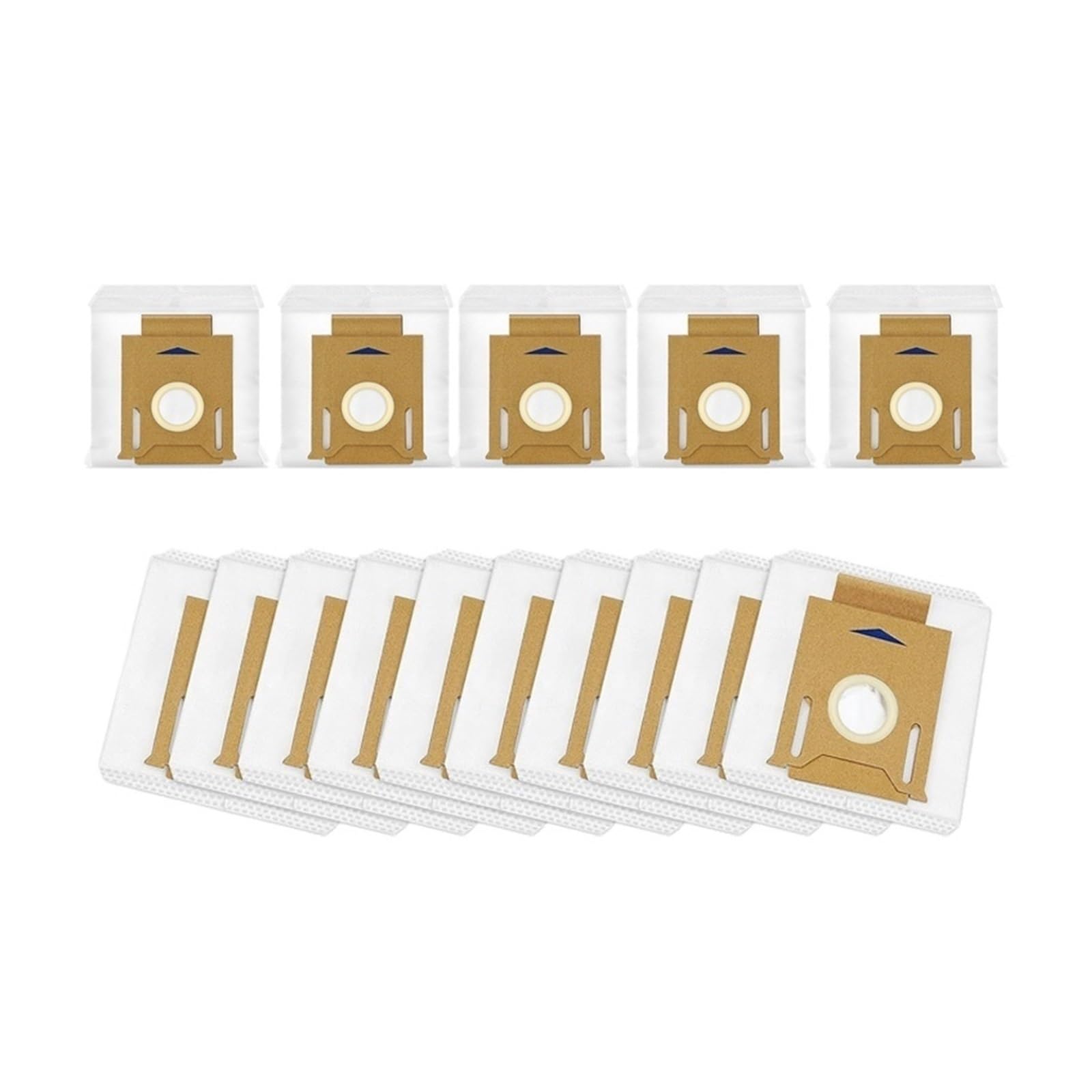 JWDHXCMSL Dust Bags, Robot Vacuum Cleaner Replacement Parts, Compatible With Ecovacs, Deebot, OZMO T9, T9+, T9 Plus, T8, T8+, T8 AIVI, N8 AIVI+, N9, N10, N8 Pro Plus(15PCS)