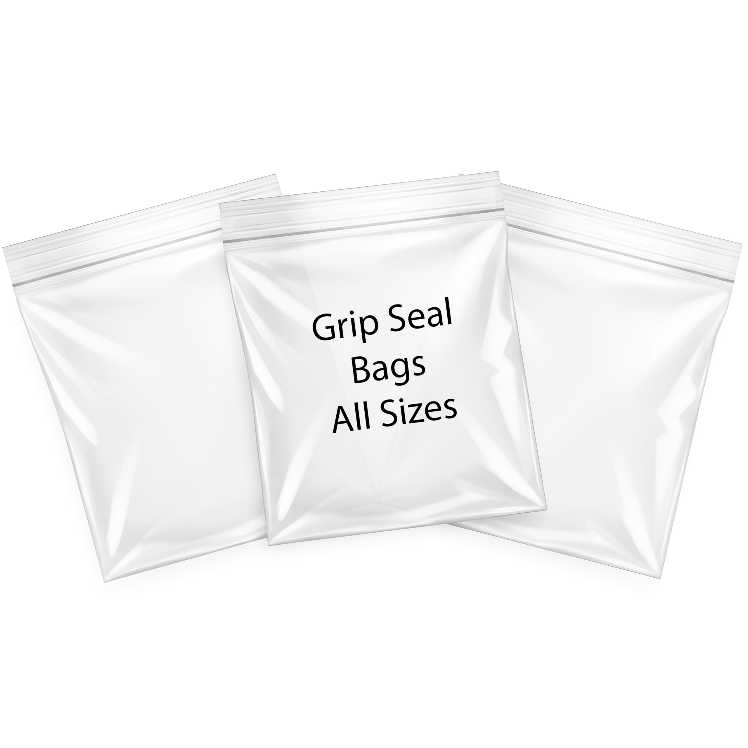 Bag It Plastics 1000 Grip Seal Bags | Reuseable & Resealable Plastic Ziplock Bags (4" x 5.5" / 100mm x 137mm) Suitable for Food Storage, Medicine, Jewellery & More