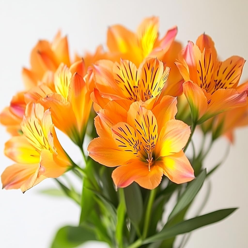GlobalRose 30 Bicolor Alstroemeria Flowers – Responsibly Sourced Peruvian Lilies Flowers – Hand-Picked Flowers Fresh Bouquet for Graduation, Anniversary & Special Occasions (3 Bunches of 10 Stems