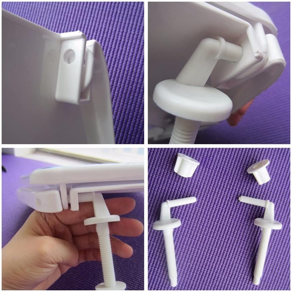 Toilet Lid Cover PP Goldfish Seat Set Colorful Marble Effect