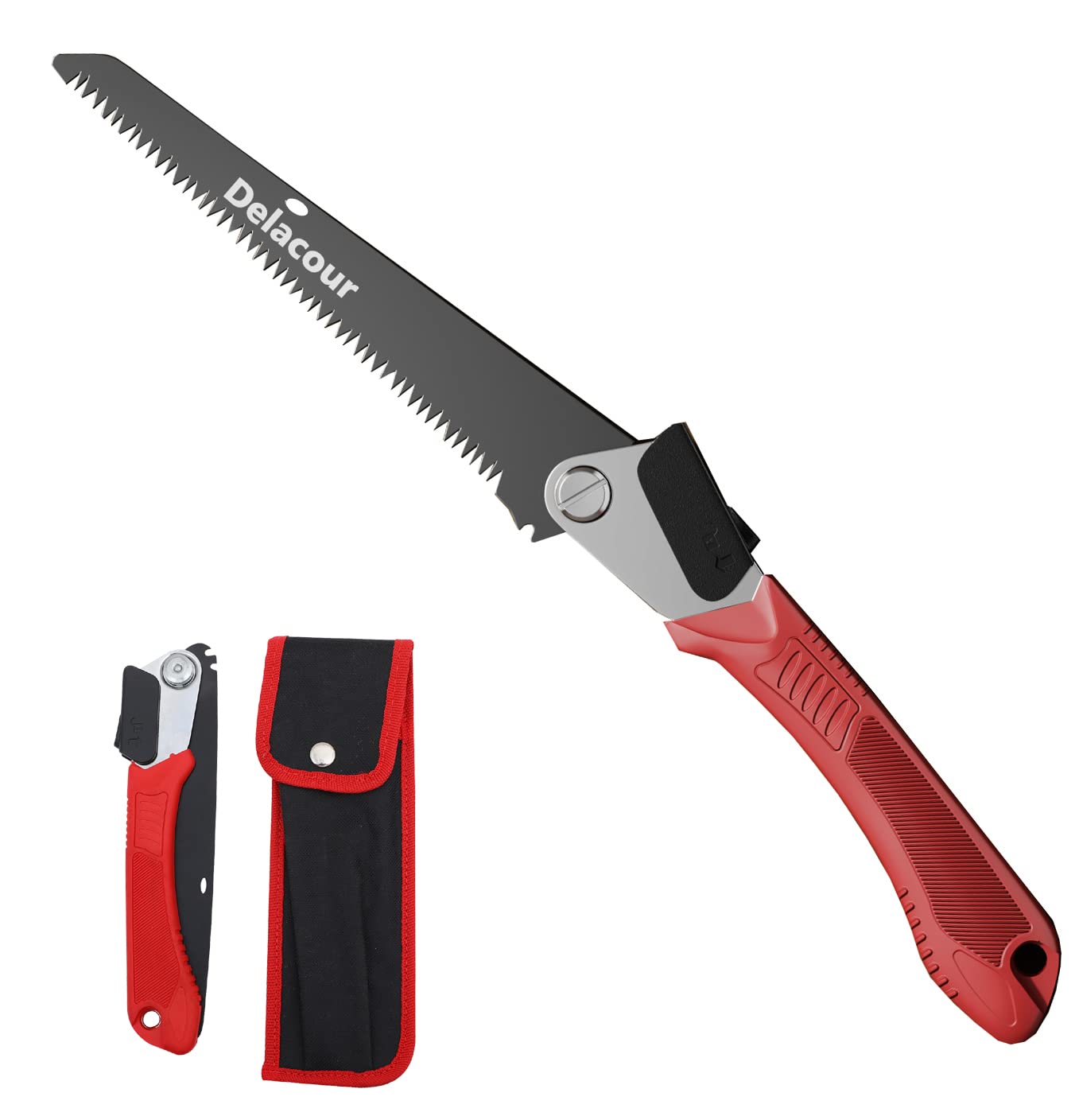 Delacour Adjustable 8 inches Long Razor Teeth portable Camping Saw