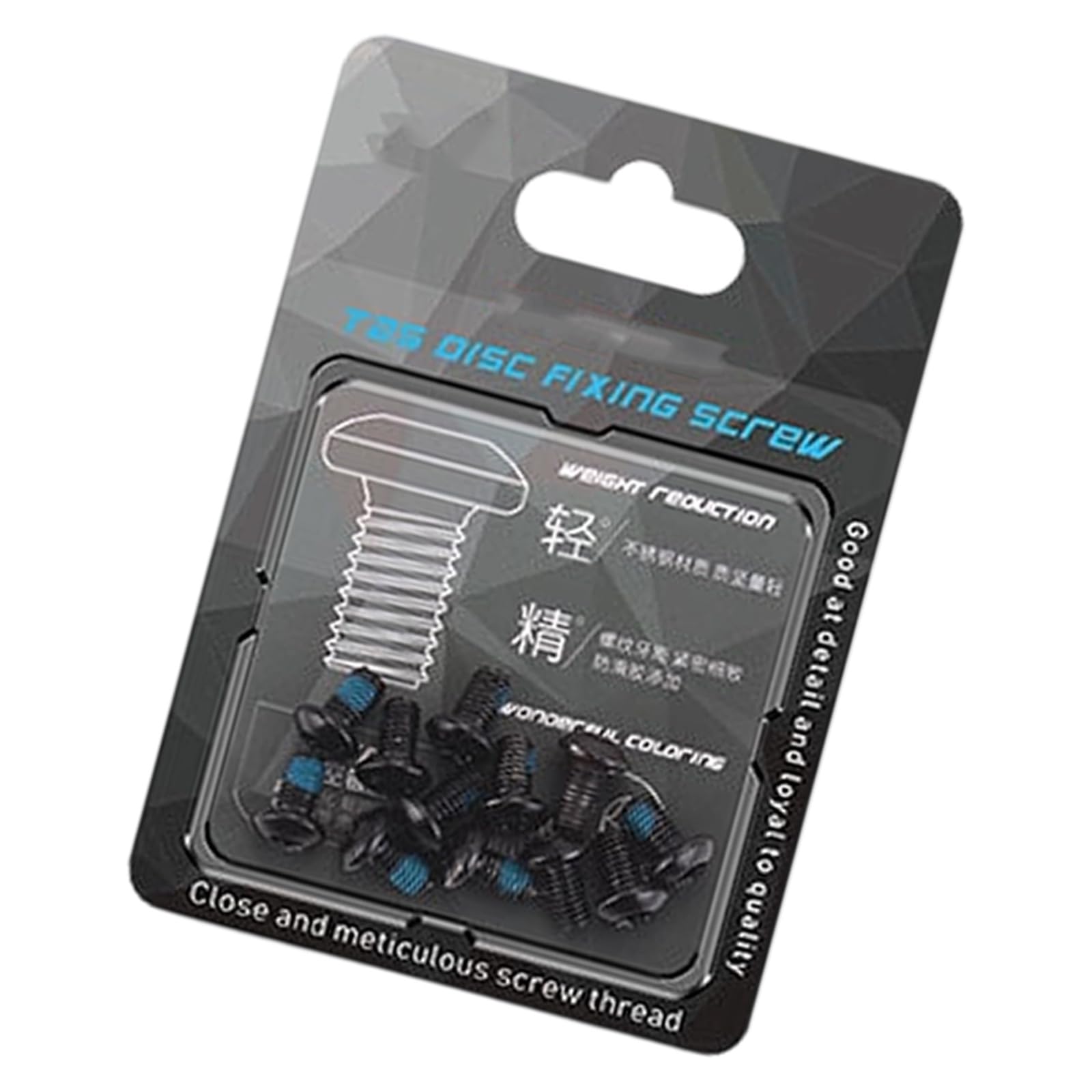 CUNZJIA Pack of 12 High Strength T25 Screws Strong Metal Construction Cycling Maintenance for Mountain Bike Disc Brakes