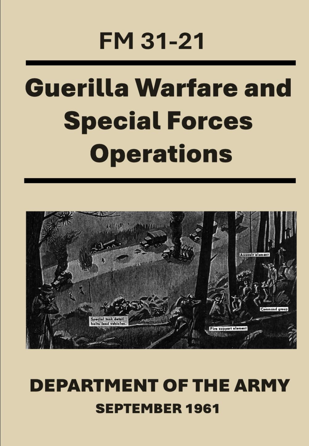 Guerilla Warfare and Special Forces Operations: FM 31-21. September 1961