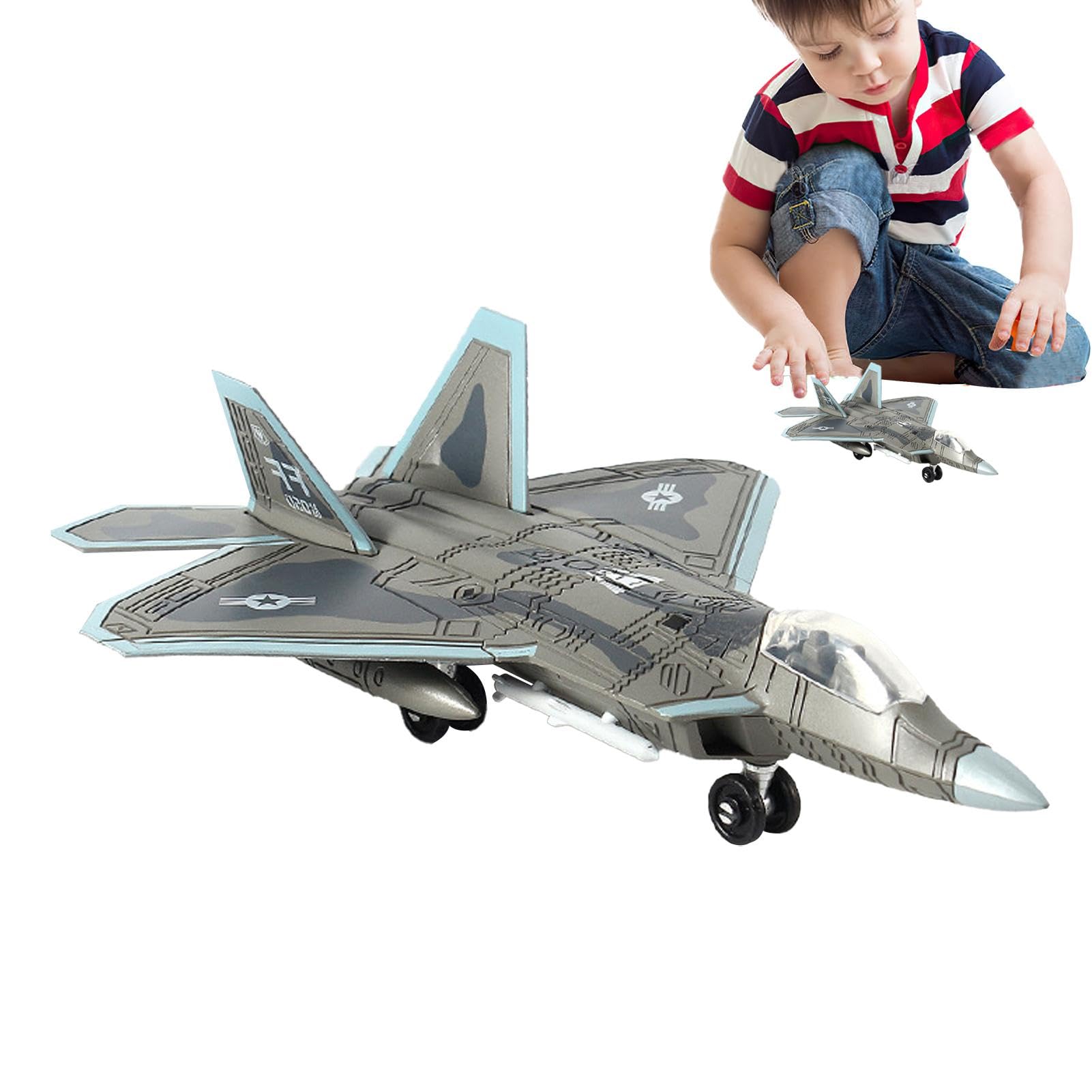 Amazon | 組み立て航空機モデルキット、戦闘機の組み立てたおもちゃ