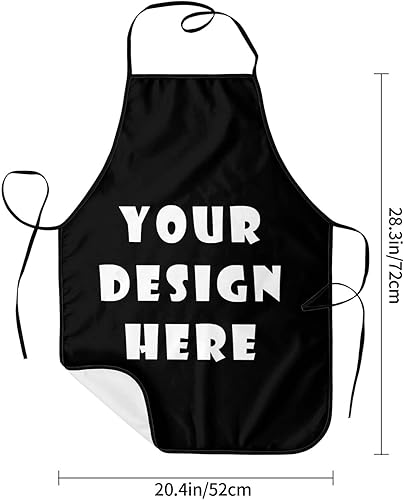 Miniatura 4 de Delantales personalizados Añade tu diseño aquí delantal de camarero, regalos personalizados para estilista, artista de parrilla