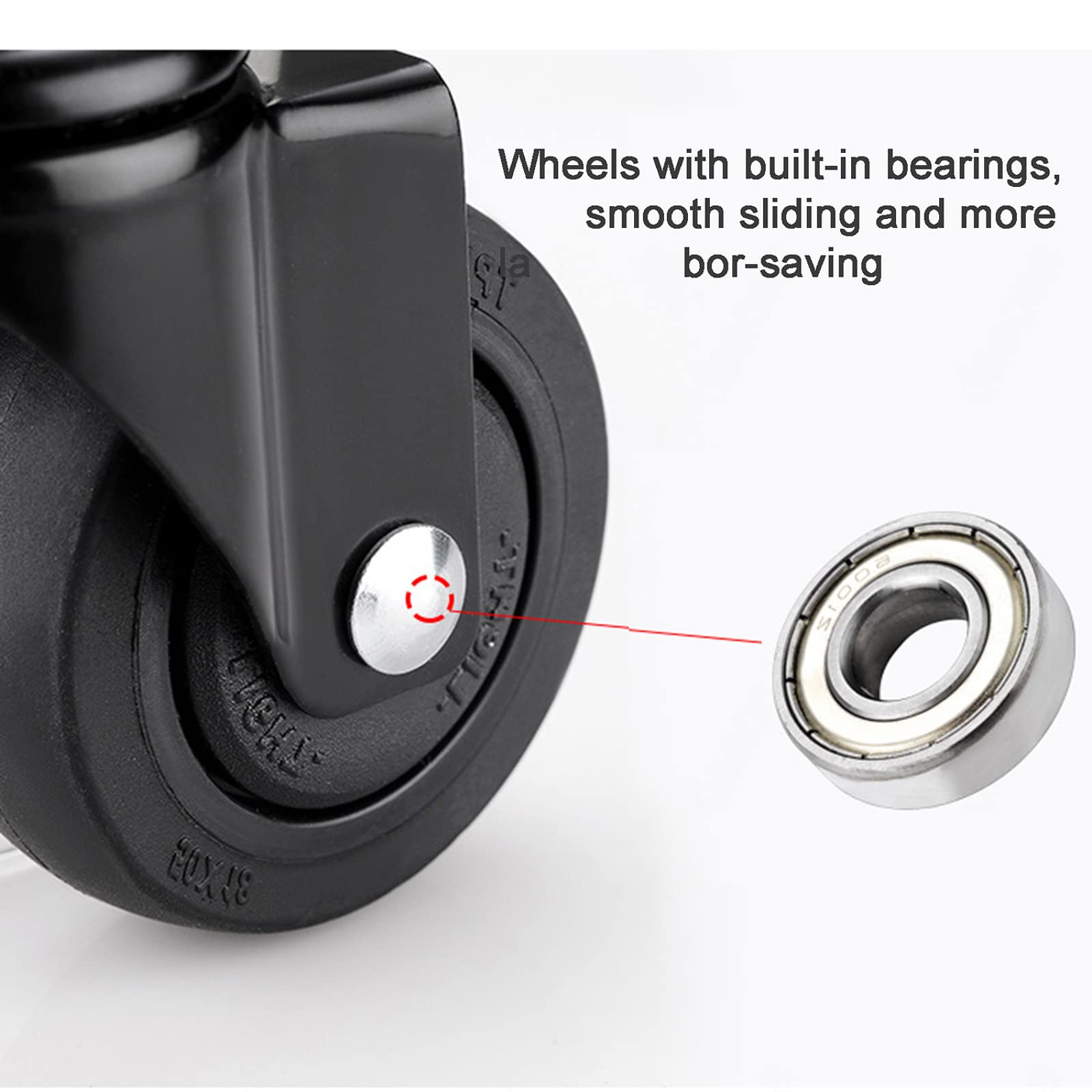 4 Pièces Roulettes Pivotantes De Chariot Roulettes Pivotantes En