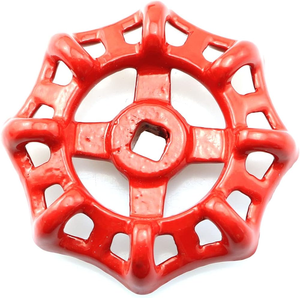 PZRT Cast Steel Outside Faucet Round Wheel Handle Hose Bib Handle Water