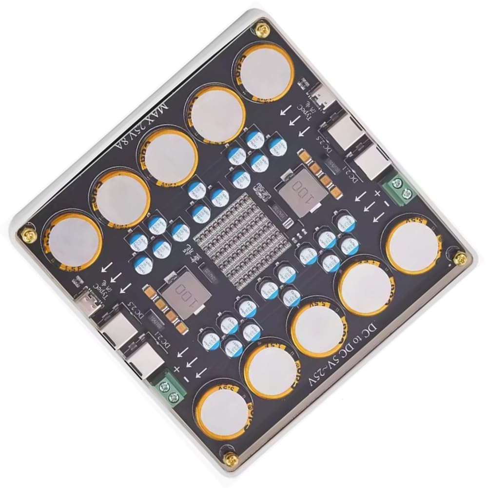 Procesador Eléctrico de 5 V-25 V, 8 A, de Gama Alta, Módulos de Purificación de Energía para Conmutación de Potencia.