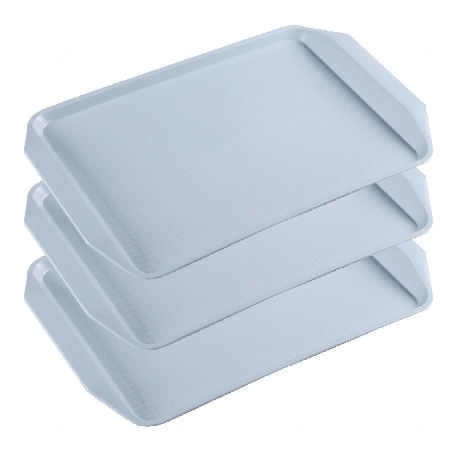 Boot Mat 3 Pack Plastic Tray Plastic Tray for Garden, Bedroom, Entrance Area, Garage Boot Trays for Entryway,Blue