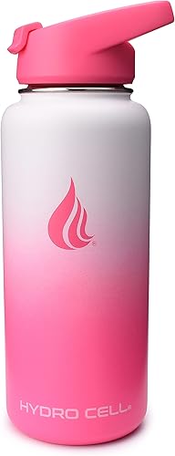 Miniatura 2 de HYDRO CELL Easy Sip - Tapa de café para botellas de agua de boca ancha, tapa de repuesto abatible sin BPA, 64 onzas, 40 onzas, 32 onzas, 24 onzas,