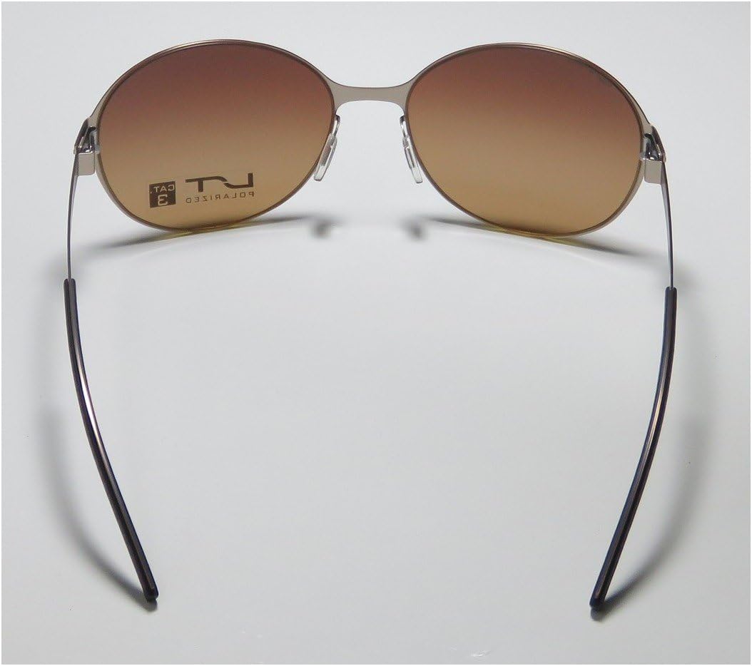 Lightec 7266l Womens/Ladies Round Full-Rim Polarized Lenses Flexible Hinges Sunglasses/Eyewear