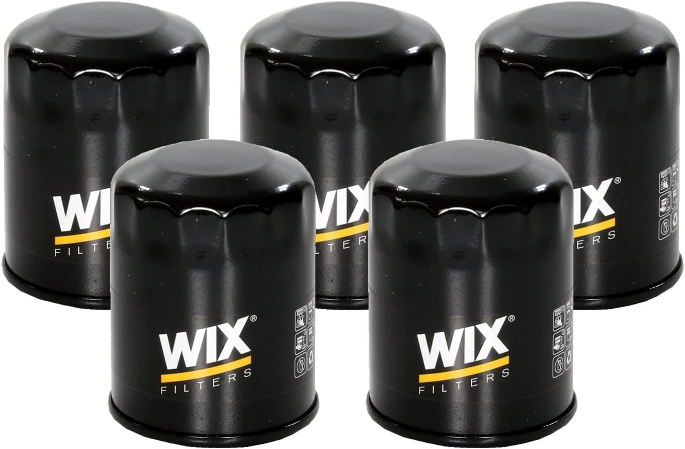 Set of 5 Engine Motor Oil Filters For Chevy Geo Lexus Pontiac Scion Suzuki Toyota Aerio Camry Celica Corolla Esteem Highlander HS250h Matrix MR2 Nova Prizm RAV4 Solara Tracker Vibe Vitara xB L4