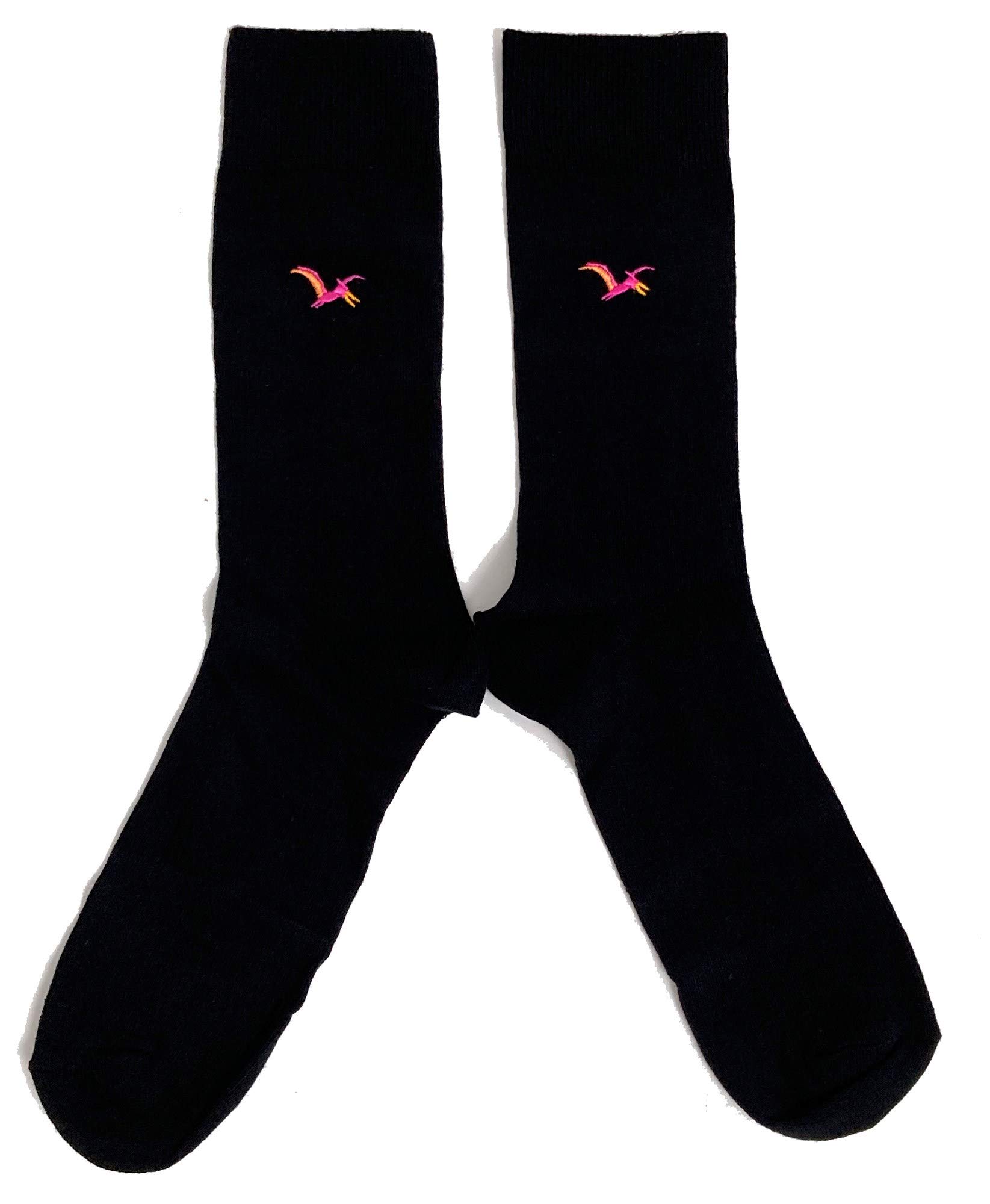 Sock Shack Men's Grey Dinosaur Flying Pterodactyl Socks Uk 6-11 / Eur 39-45 / Usa 7-12