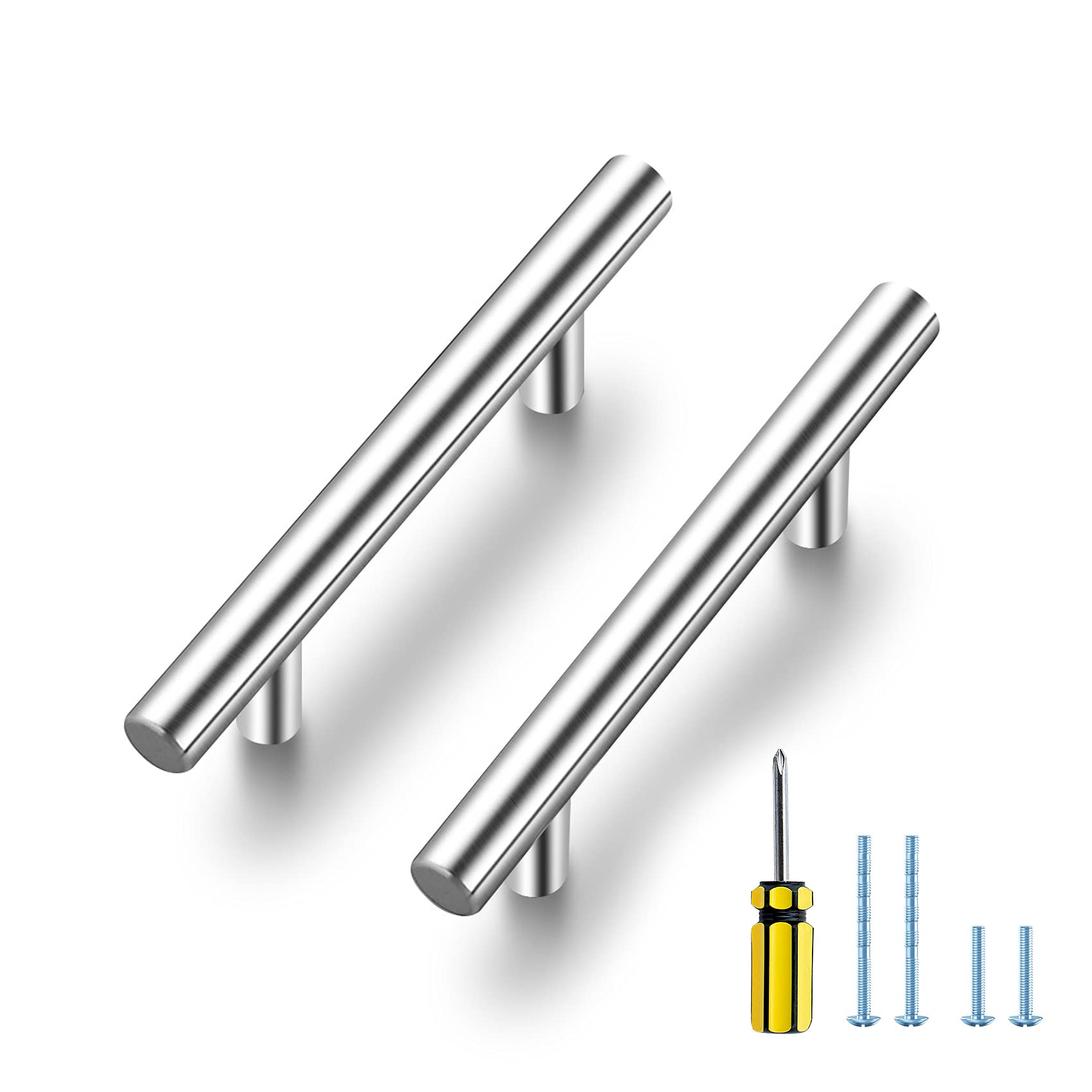 Brushed Nickel Cabinet Handles - 30 Pack -10