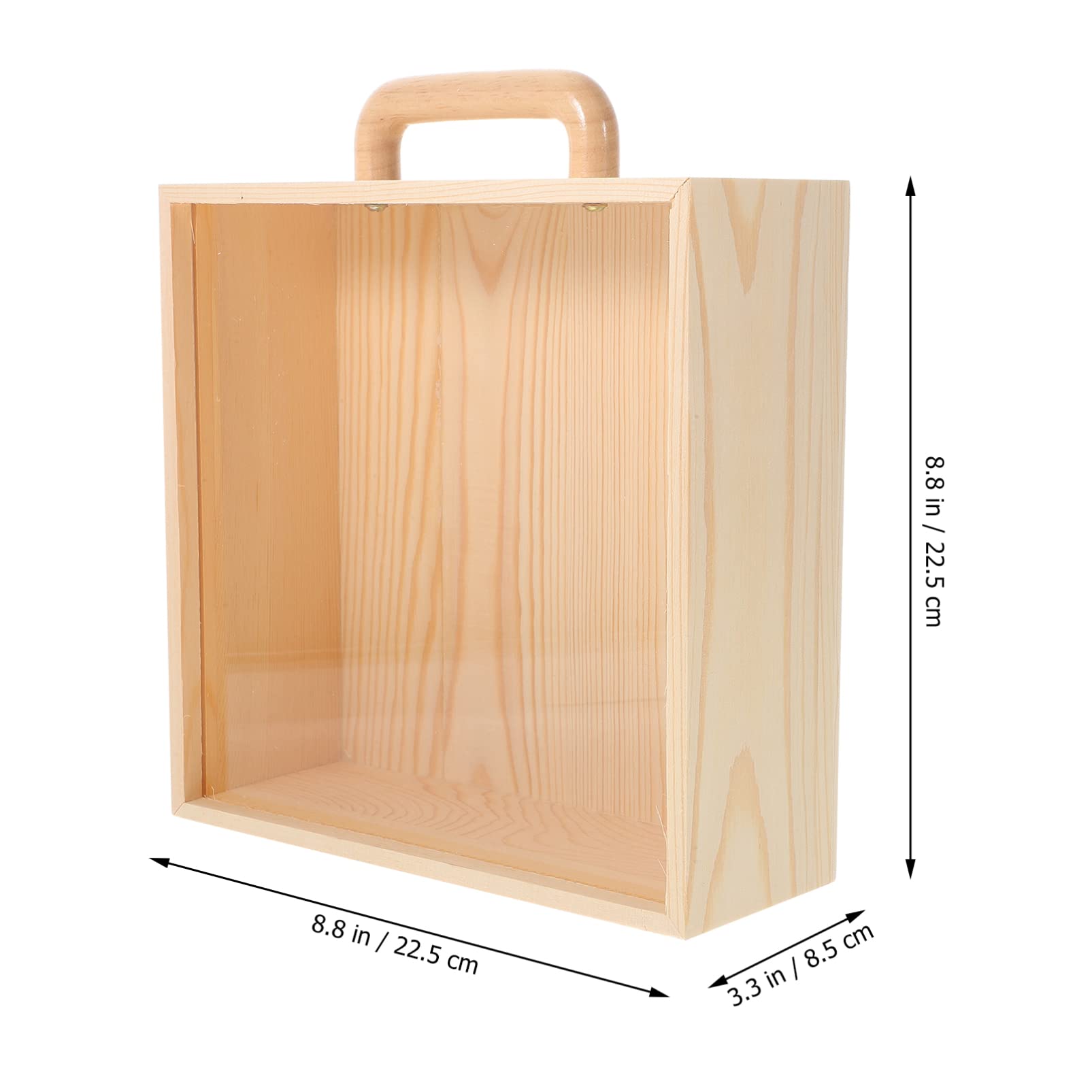 KOMBIUDA Scatola in Legno Personalizzata Scatola Portaoggetti Resistente E Durevole Design Semplice Per Feste Di Nozze E Regali