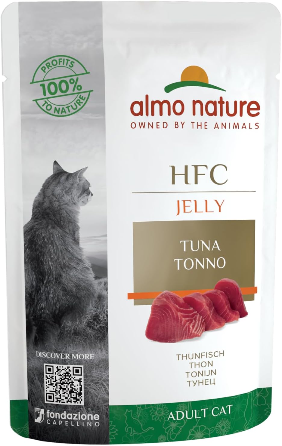 Almo Nature Cat Pouch Classic in Jelly (Jelly with Tuna, 24 x 55g)
