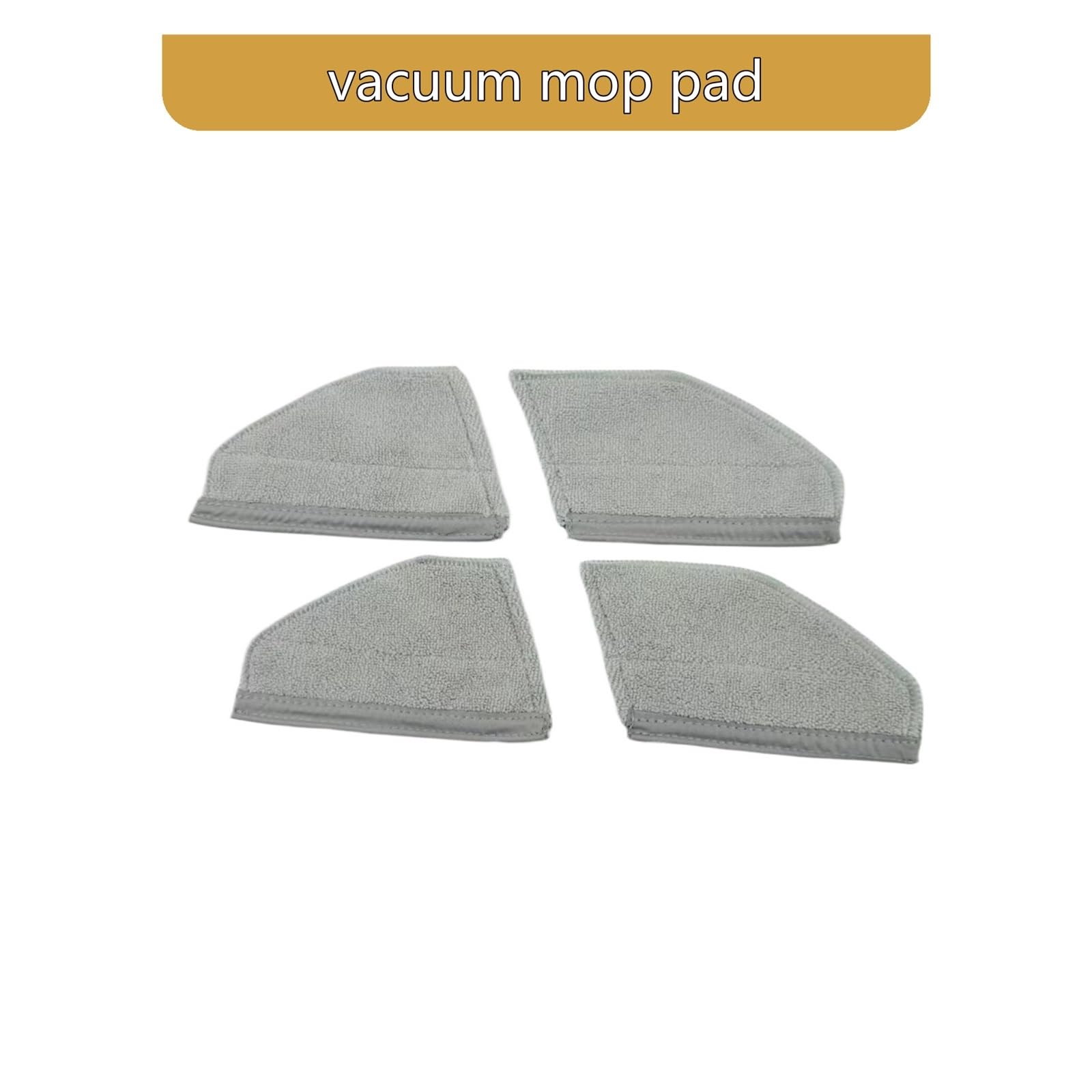 Mopa De Paño De Limpieza,Compatible Con Roidmi,Compatible Con EVE,Repuestos De Aspiradora Robot Max Accesorios(4pcs)