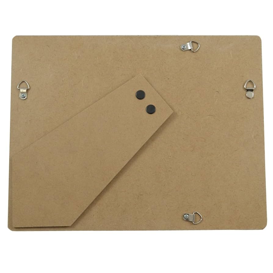 Amazon | KING 額縁 スライドフレーム 2L MDF ホワイト 77087
