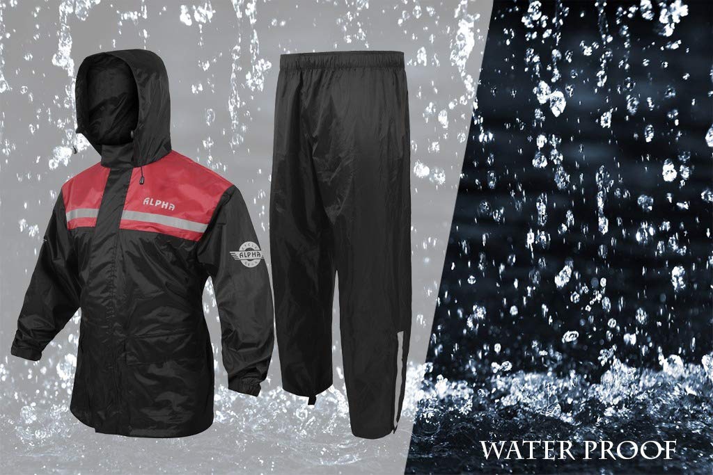 Combinaison de pluie imperméable réfléchissante pour homme et femme
