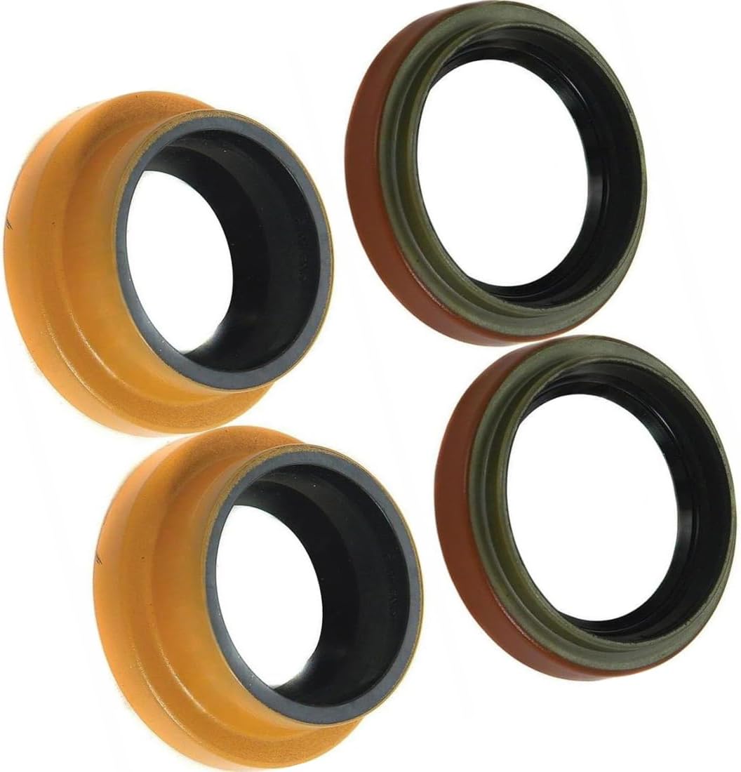 Front Left Front Right Drive Axle Shaft Seal 4 x for Dodge Ram 2500, 3500 1994 1995 1996 1997 1998 1999 2000 2001 2002
