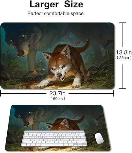 Miniatura 7 de Juego de mesa TCG, tapete de mesa, tamaño de 23.6 x 13.8 in, alfombrilla de mouse compatible con MTG RPG CCG Trading Card Game Mat (paseo de tiempo)