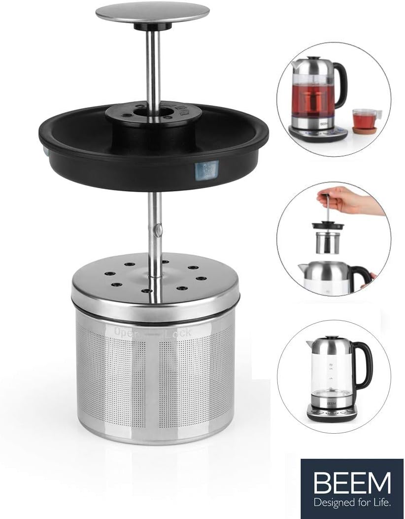 BEEM TEATIME II Stainless Steel Tea Strainer components and assembly