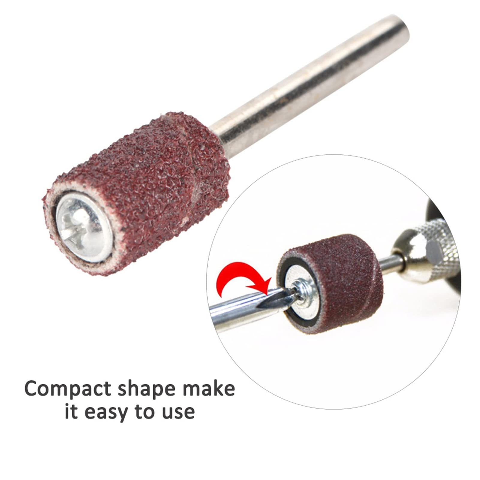Sanding Band Set for Polishing and Grinding with 102 Pcs Abrasive Sanding Rings Ideal for Wood Stone Ceramic - Image 4