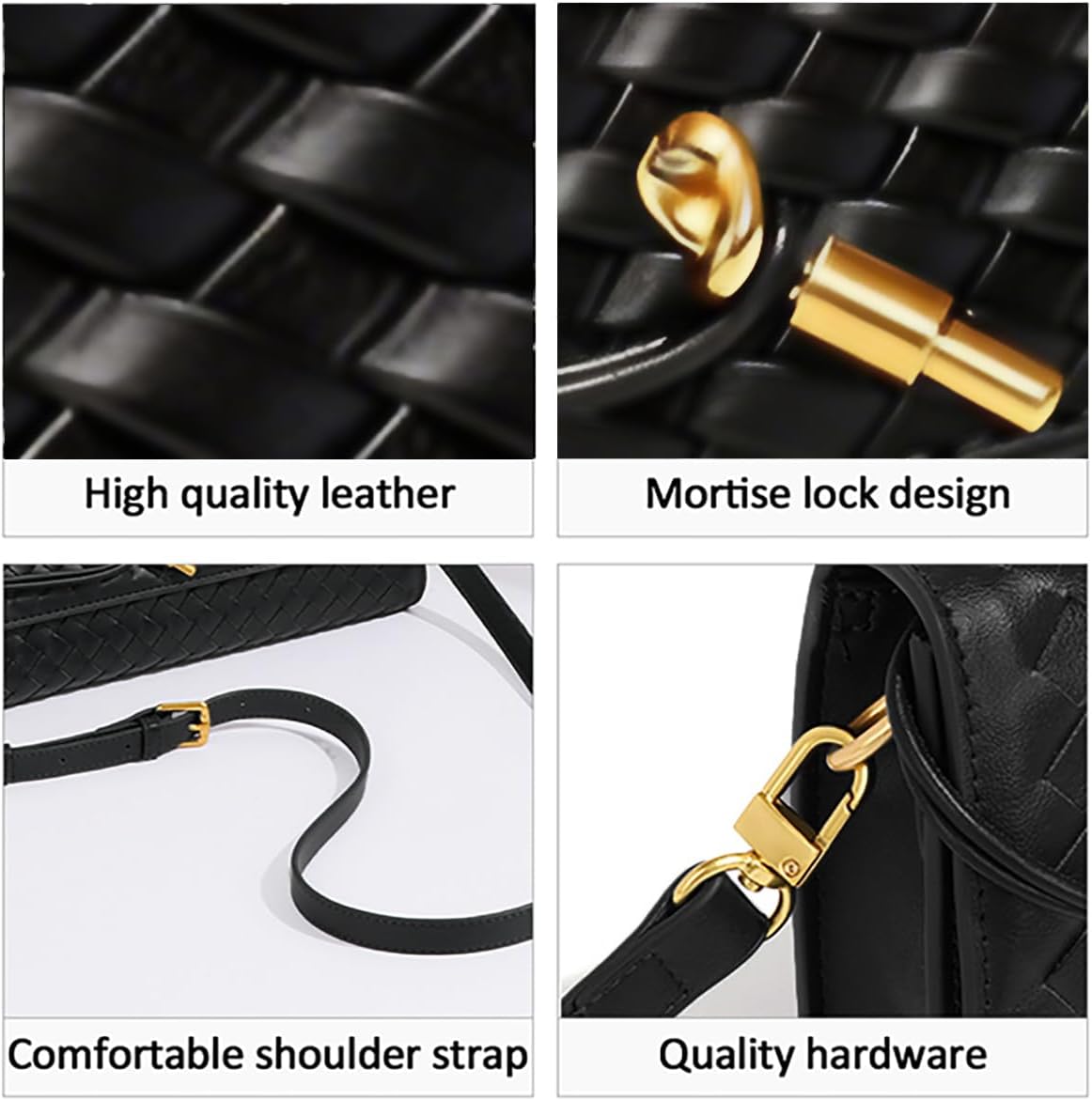 BaiYouDa Evening Clutch Purse for Women Casual Fashion Satchel Shoulder Handbag Vegan Leather Crossbody Bags
