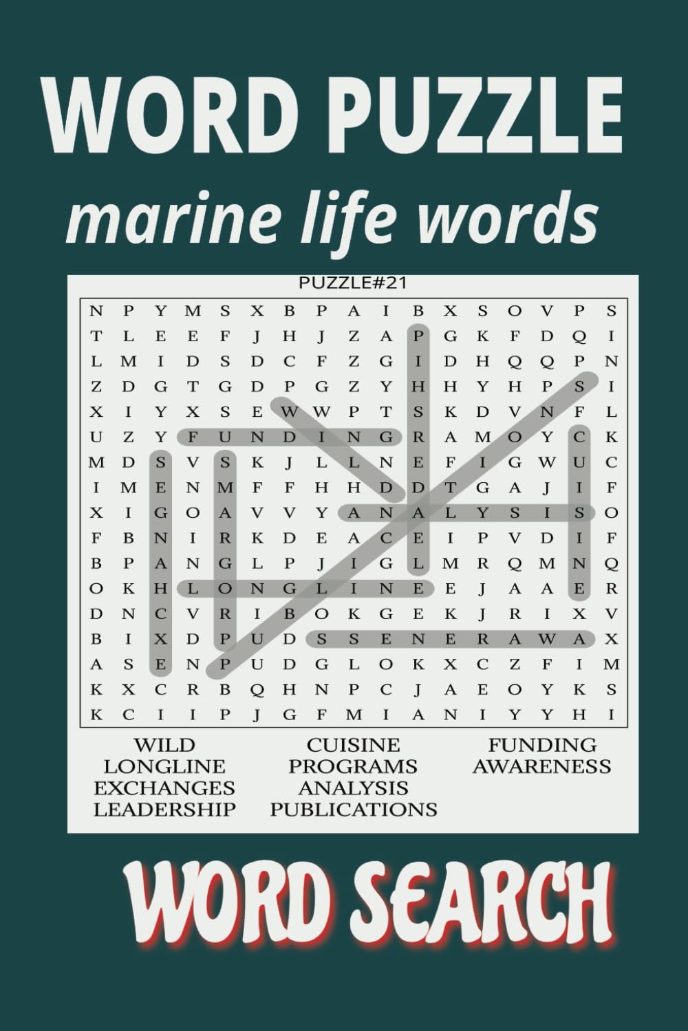 Discover Marine Life Through Word Searches: A Word Search Journey Through Marine Nature
