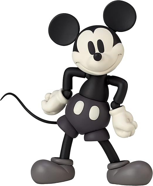 Amazon 海洋堂 Figurecomplex Movie Revo ミッキーマウス 1936 モノクロカラーver Mickey Mouse Monotone Color Ver 約105mm Abs Pvc製 塗装済アクションフィギュア リボルテック フィギュア ドール 通販
