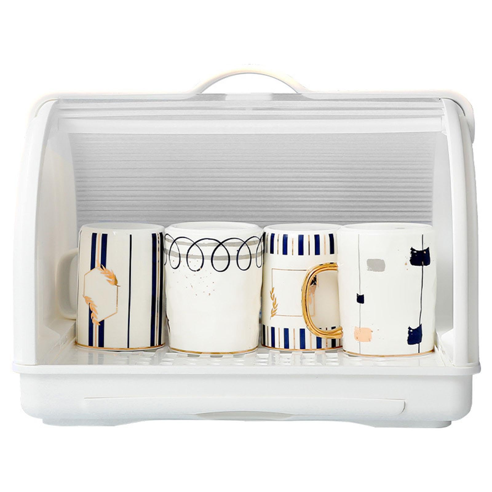 Organizzatore per mobili da cucina, soluzione per asciugatrice da banco per riporre biberon, tazze e altri oggetti da cucina, contenitore portatile