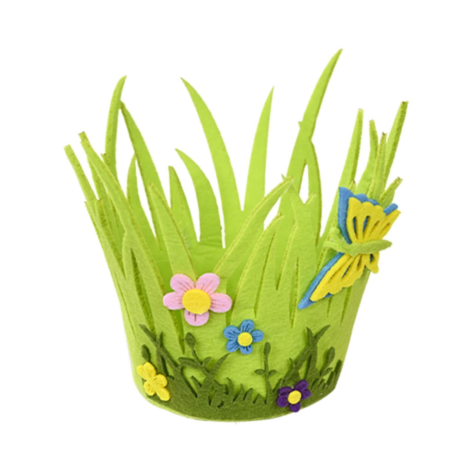 NEWFT Easter Non-woven Basket Cartoon for Butterfly Snail Easter Basket Washable Candy Gifts Eggs Storage Bag Happy Easter Party Decorations